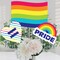 Big Dot of Happiness Love is Love - Pride - Rainbow Party Centerpiece Sticks - Table Toppers - Set of 15